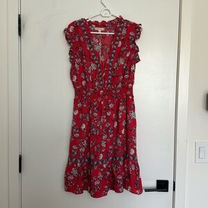 Max studio -Red Floral Dress